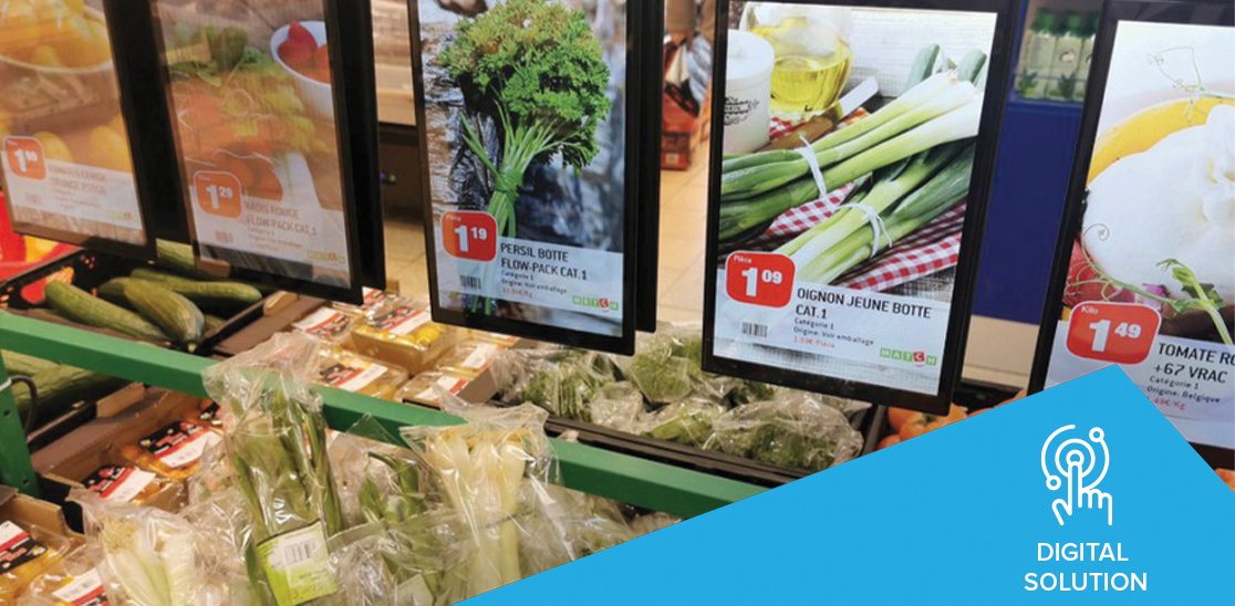 ELECTRONIC SHELF LABELS ARE HERE!   SAY GOODBYE TO PRINTING AND MANUAL PRICE-SETTING