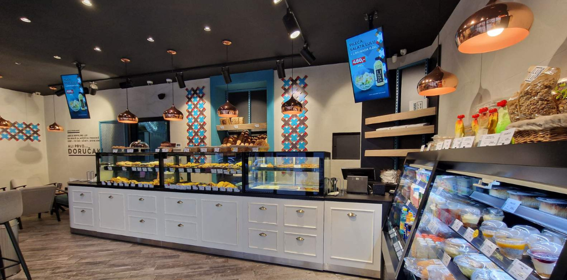 DIGITAL SIGNAGE SYSTEM FOR LULU BAKERIES