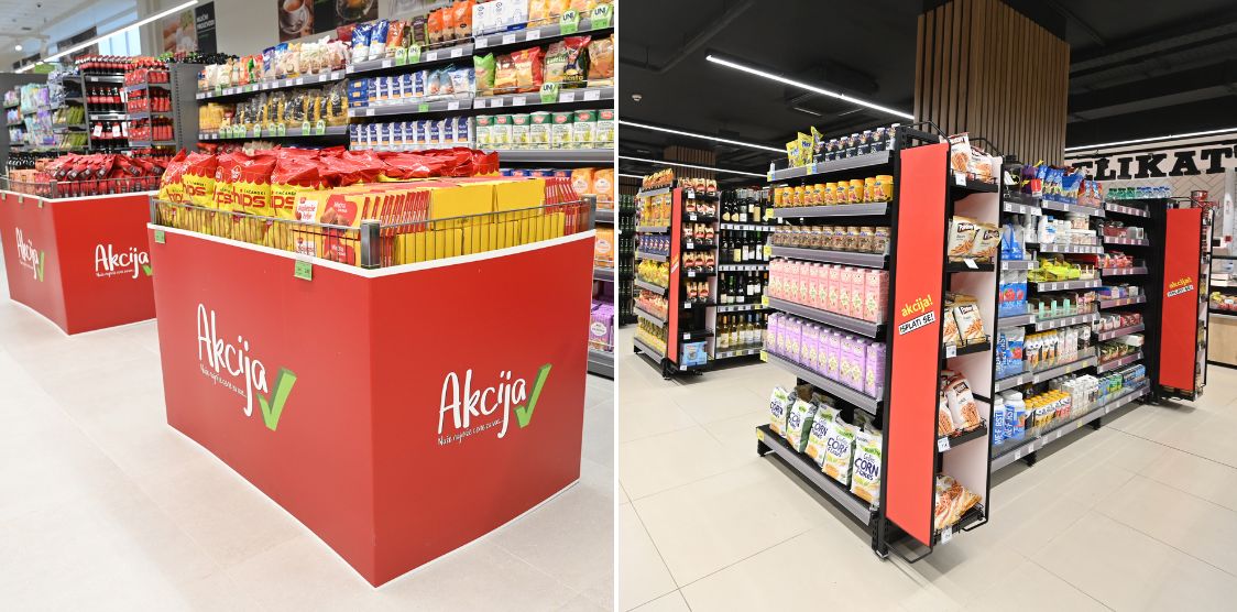 akcijske korpe parazit police